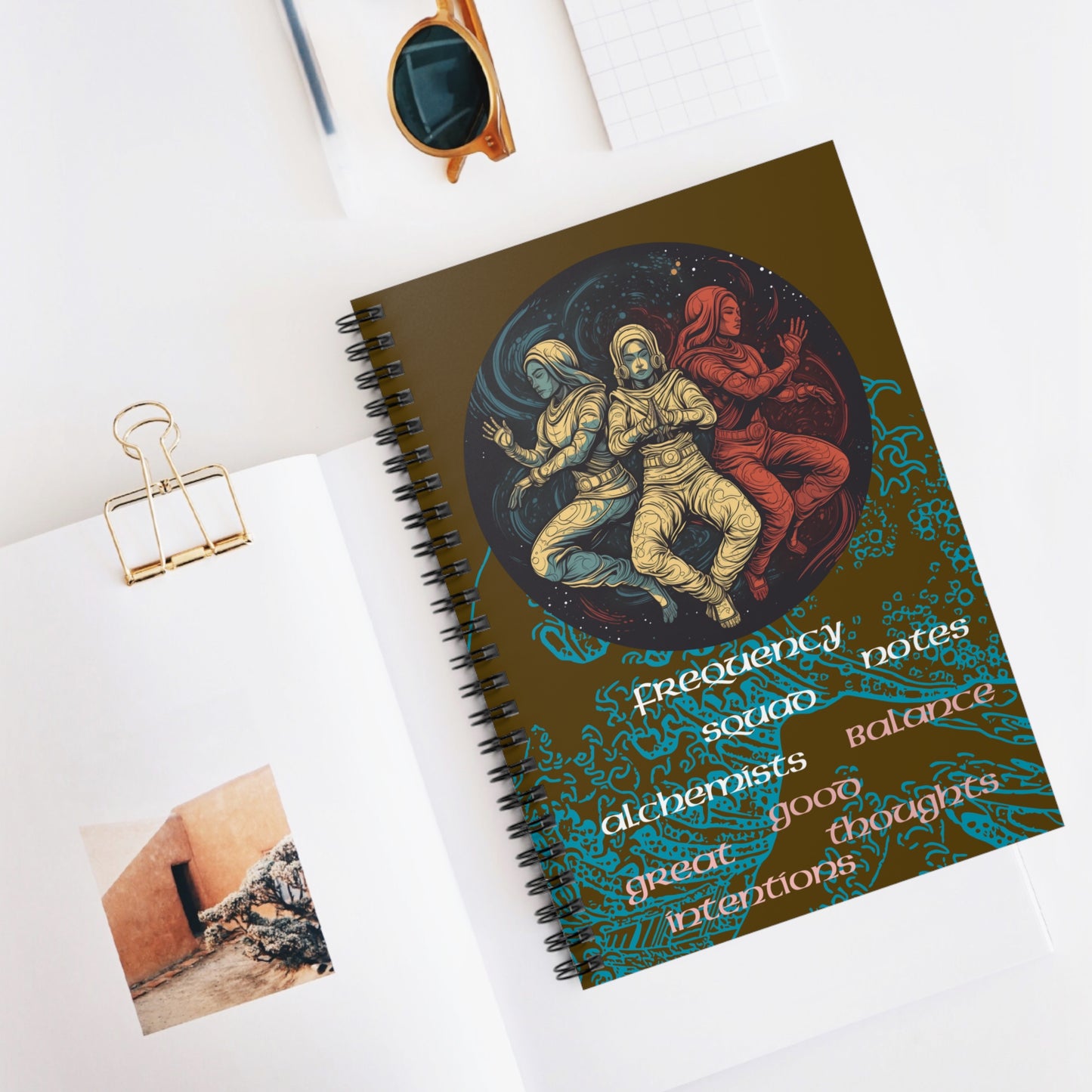 The Frequency Alchemist Spiral Notebook