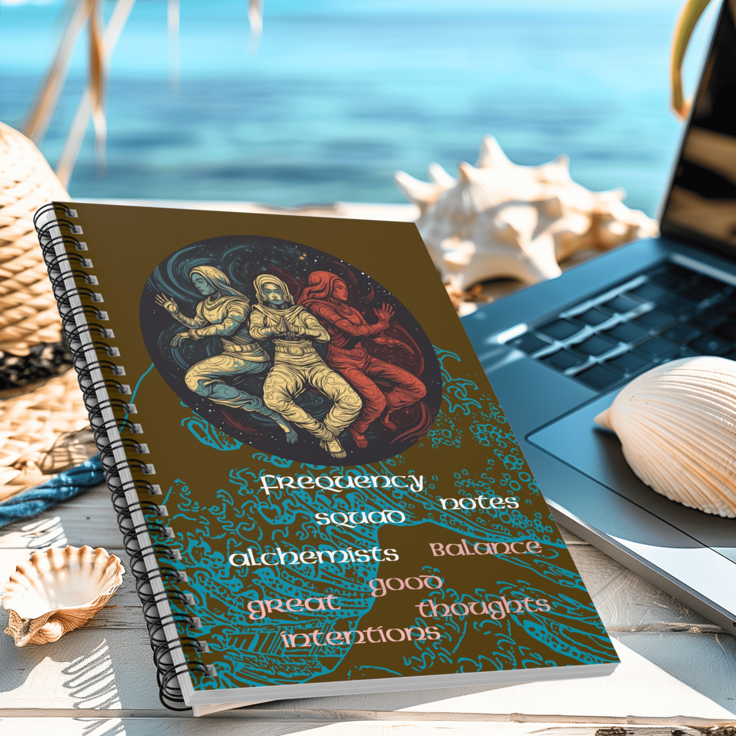 The Frequency Alchemist Spiral Notebook