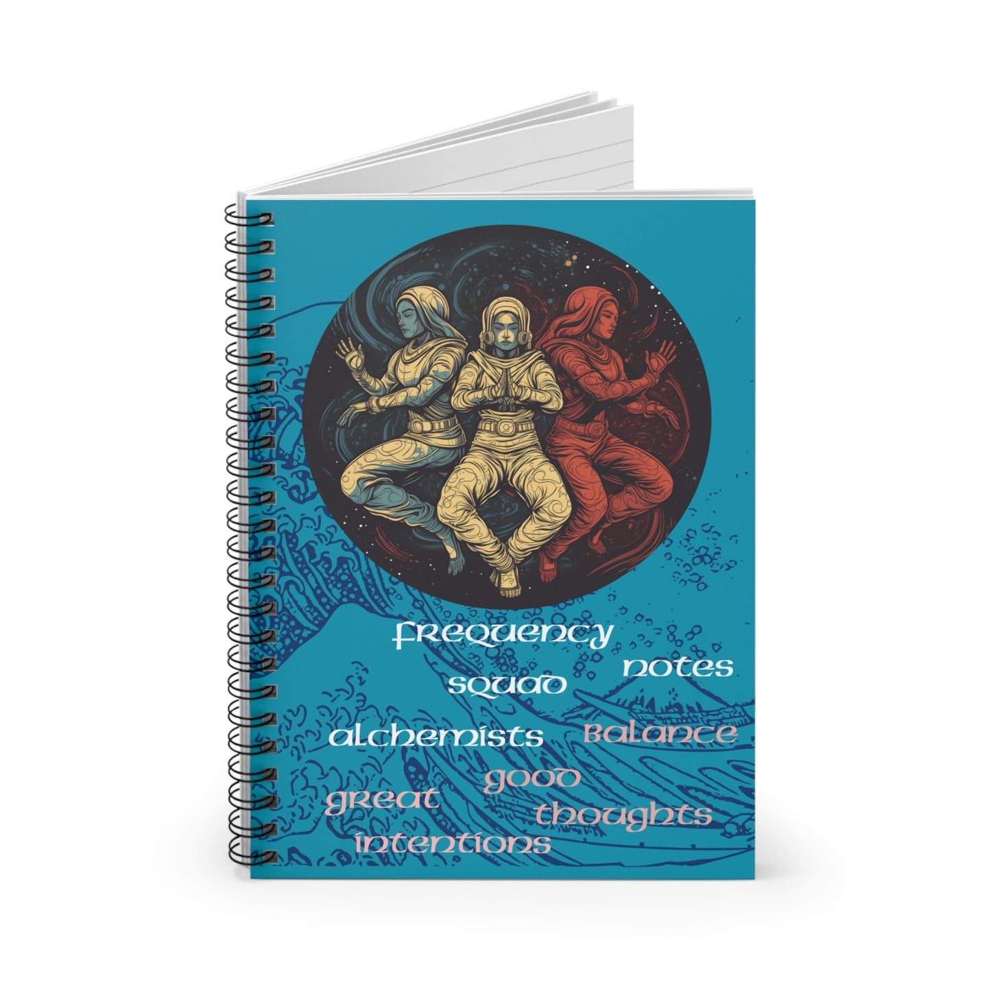 Frequency Alchemy Spiral Notebook