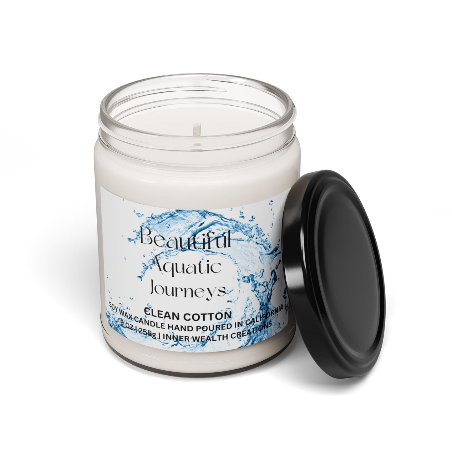 BEAUTIFUL AQUATIC JOURNEYS CANDLE, 9oz