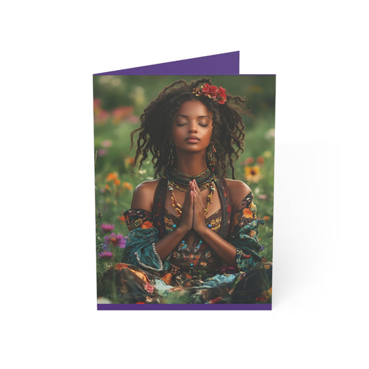 Mindful Greeting Cards for All Occasions, Spiritual Cards, Inspirational Notes, Flower Power Greetings, Blank Inside