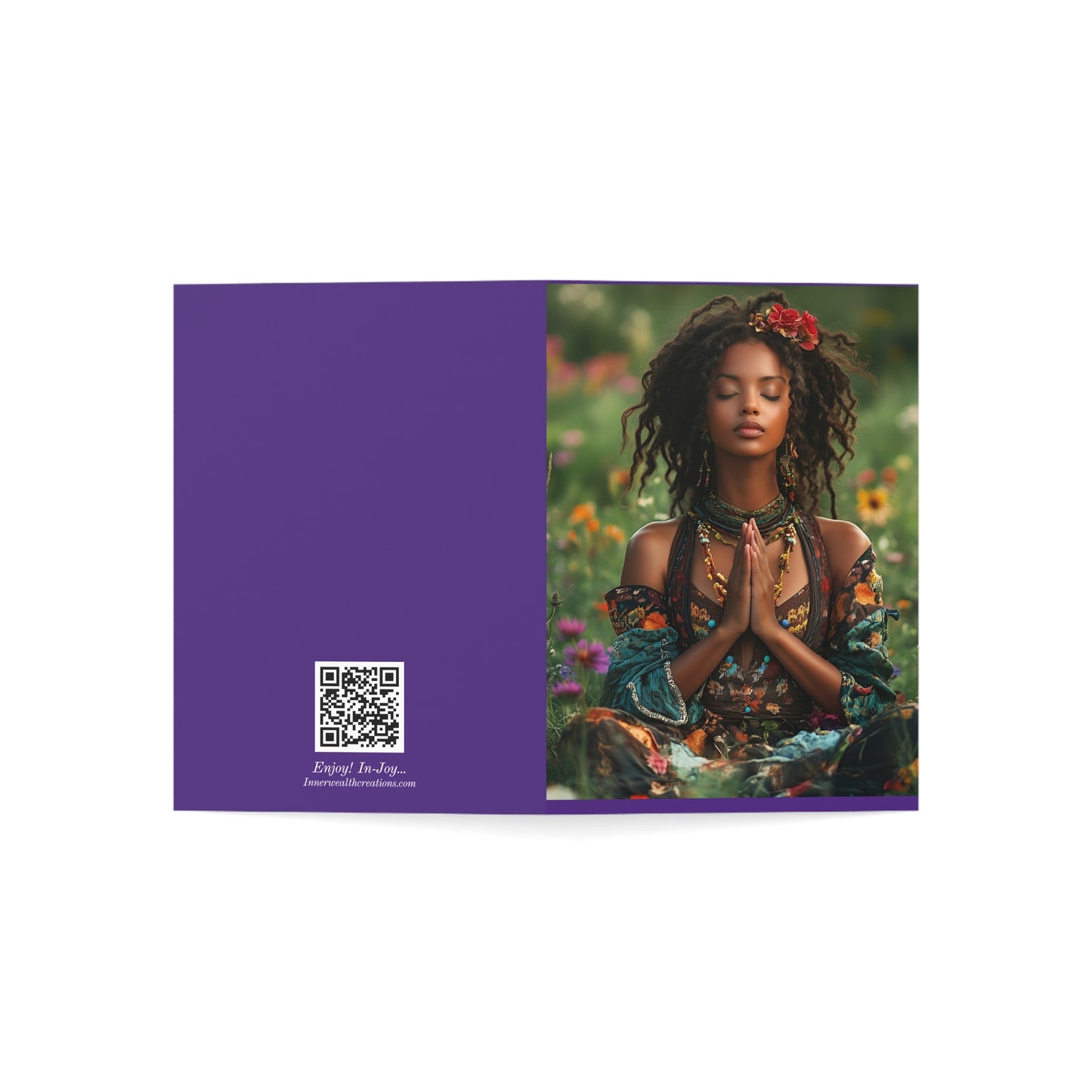 Mindful Greeting Cards for All Occasions, Spiritual Cards, Inspirational Notes, Flower Power Greetings, Blank Inside