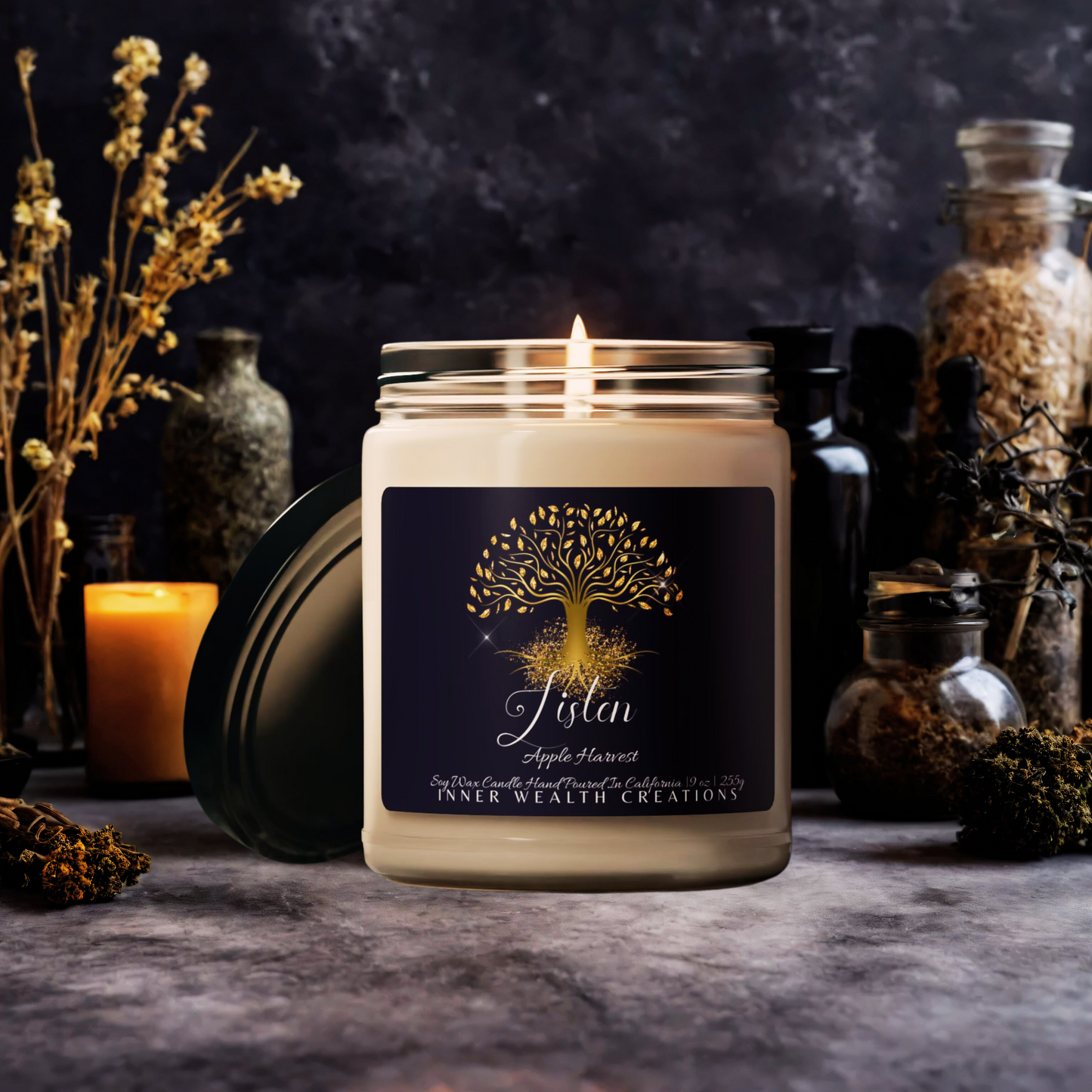 LISTEN * TREE OF LIFE CANDLE, 9oz