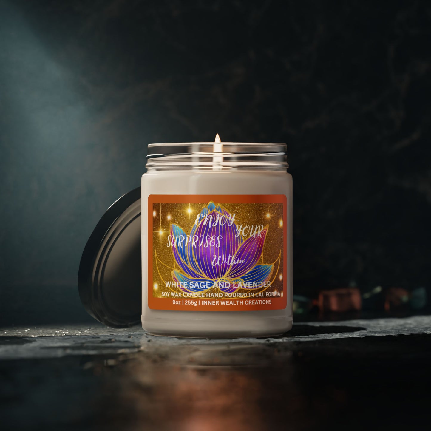 ENJOY YOUR SURPRISES WITHIN CANDLE, 9oz