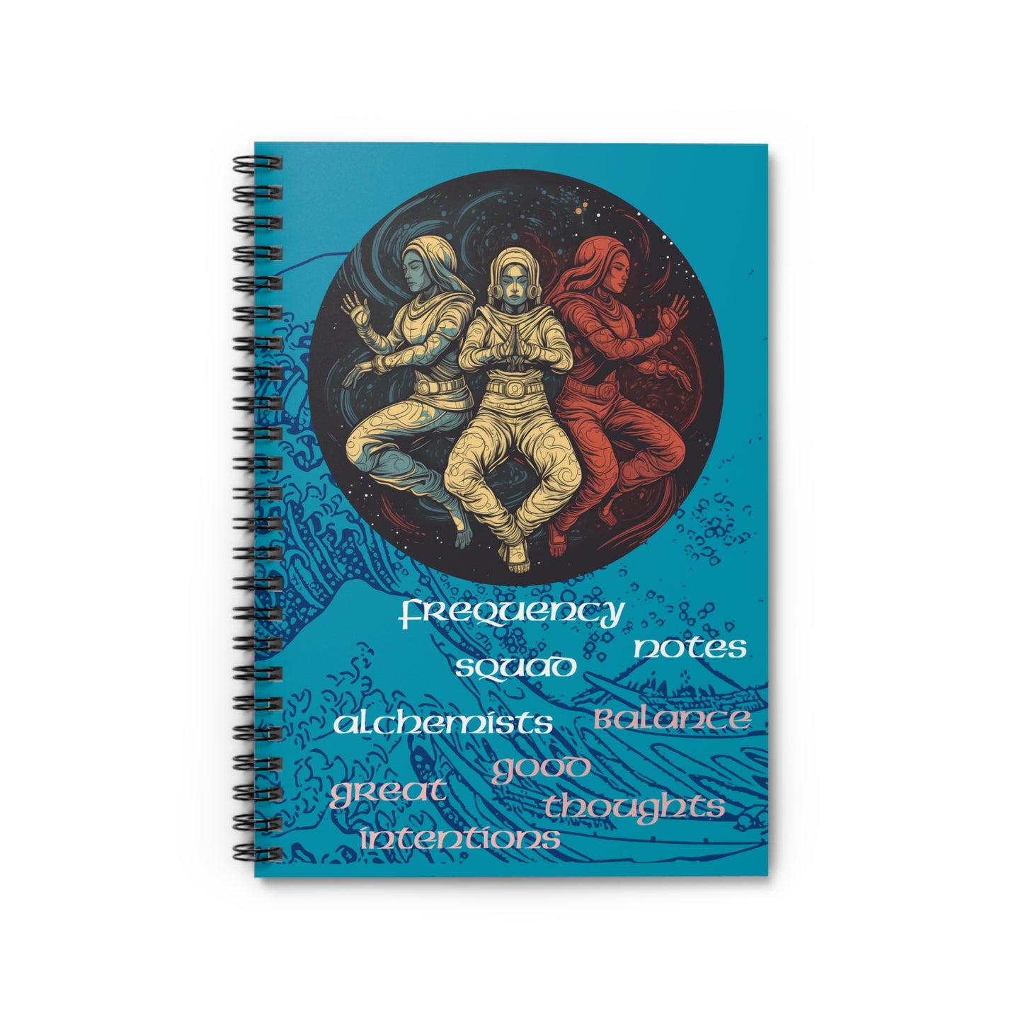 Frequency Alchemy Spiral Notebook