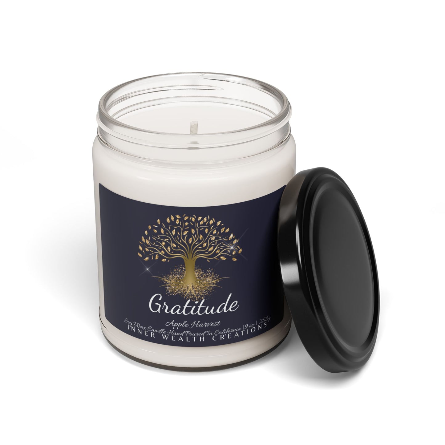 GRATITUDE * TREE OF LIFE CANDLE, 9oz