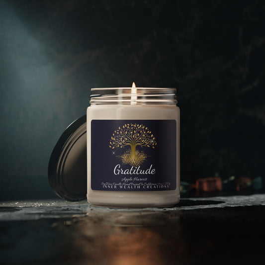 GRATITUDE * TREE OF LIFE CANDLE, 9oz