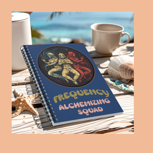 Frequency Alchemizing Squad Spiral Notebook - Creative Journal for Dreamers
