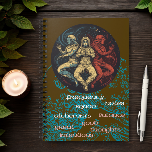 The Frequency Alchemist Spiral Notebook