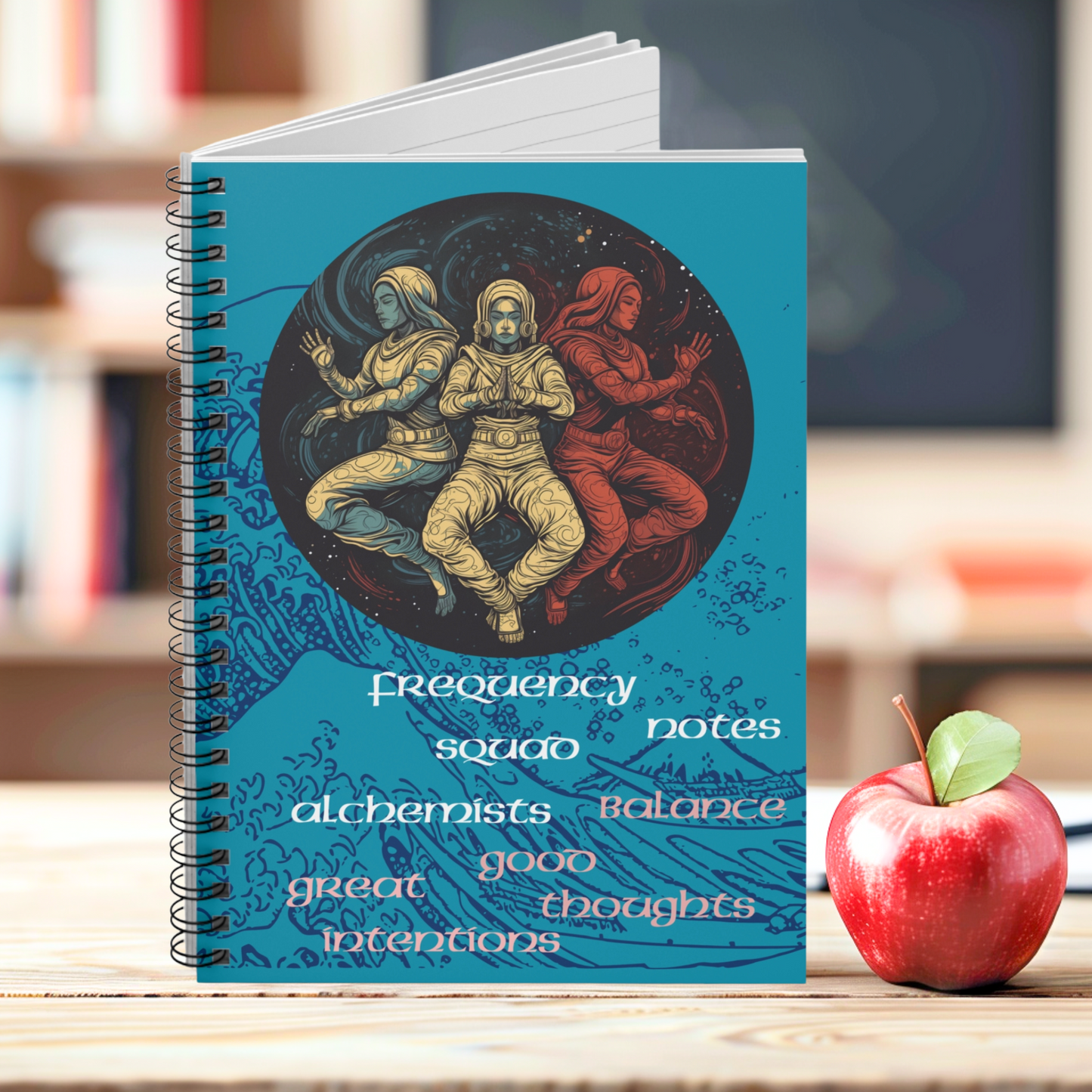 Frequency Alchemy Spiral Notebook