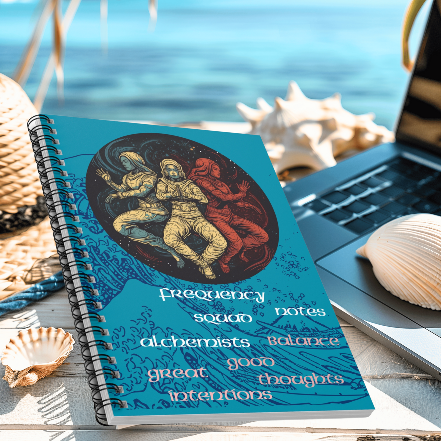 Frequency Alchemy Spiral Notebook