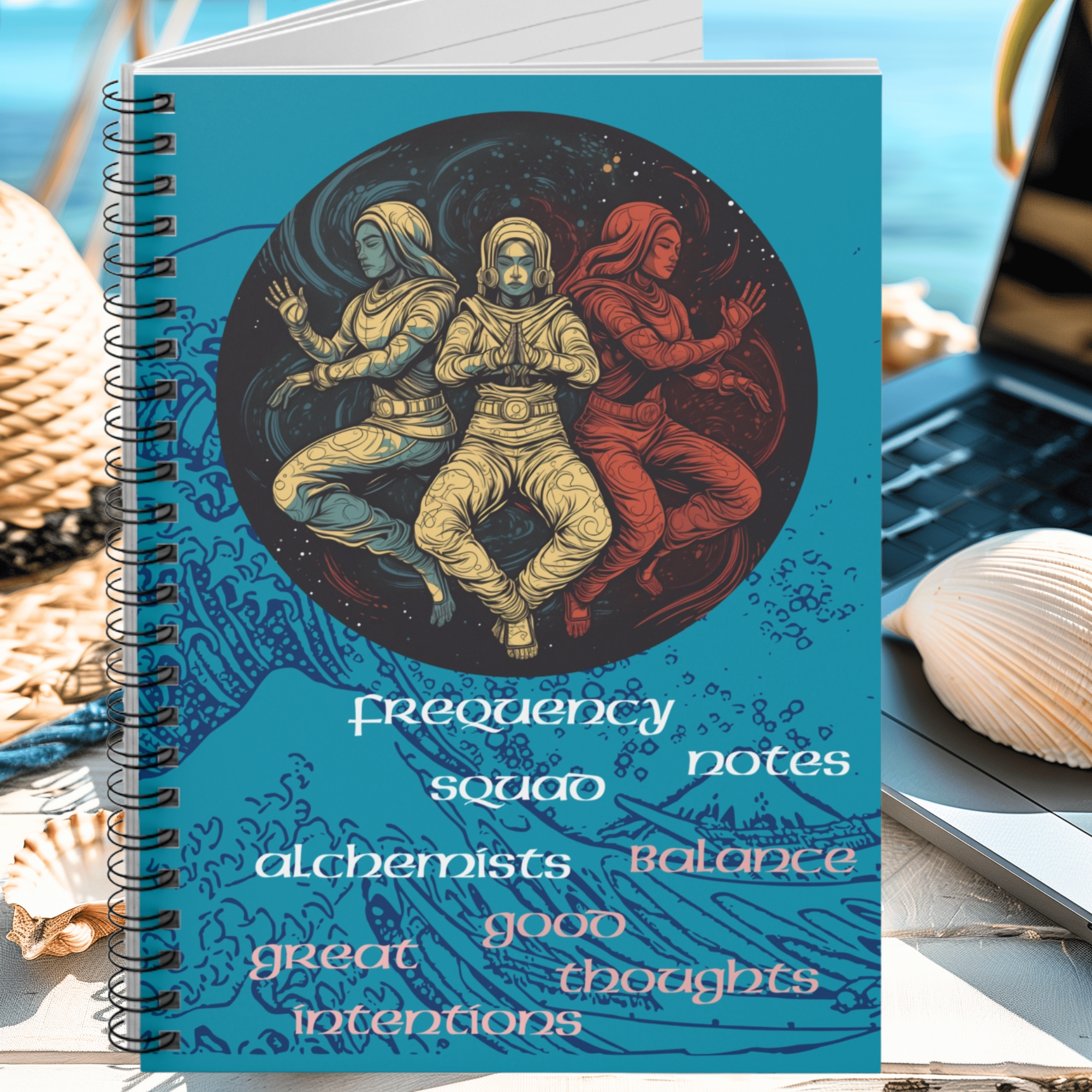 Frequency Alchemy Spiral Notebook – Inner Wealth Creations